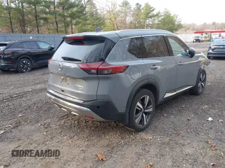 2021 Nissan Rogue Platinum with VIN JN8AT3DD4MW304014, listed as a IAAI auction lot 41768292 with 60,540 mi miles. Bid and sale history available at carsss.com. Image 4.