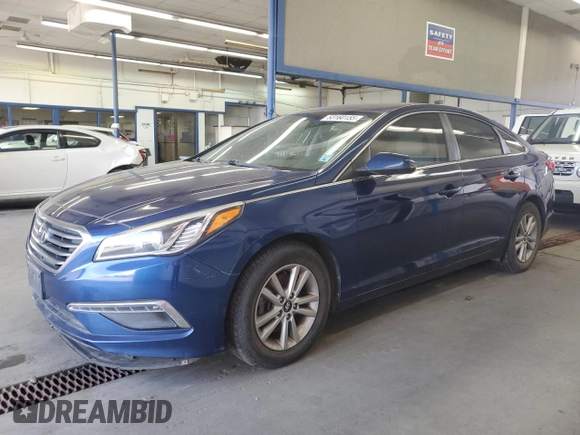 2015 Hyundai Sonata 2.4L SE with VIN 5NPE24AF7FH130802, listed as a Copart auction lot 53160155 with 143,477 mi miles and Clean Title. Bid and sale history available at carsss.com. Image 1.