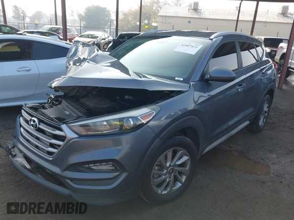 2018 Hyundai Tucson SEL with VIN KM8J33A47JU768935, listed as a IAAI auction lot 41007821 with 125,678 mi miles. Bid and sale history available at carsss.com. Image 17.