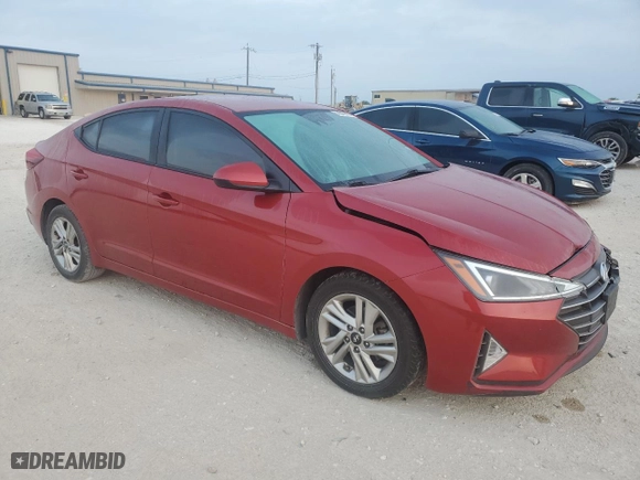 2020 Hyundai Elantra SEL with VIN 5NPD84LF9LH523316, listed as a Copart auction lot 53906905 with 102,494 mi miles and Salvage Title. Bid and sale history available at carsss.com. Image 4.