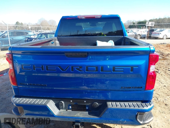 2022 Chevrolet Silverado 1500 Custom with VIN 1GCPABEK5NZ525141, listed as a IAAI auction lot 41239117 with 56,843 mi miles and . Bid and sale history available at DreamBid. Image 16.