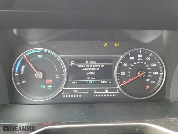 2023 Kia Sorento Hybrid EX with VIN KNDRHDLG9P5223960, listed as a Copart auction lot 45123105 with 84,581 mi miles and Salvage Title. Bid and sale history available at carsss.com. Image 9.