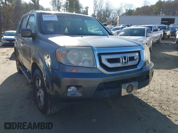2011 Honda Pilot EX-L with VIN 5FNYF3H66BB018616, listed as a IAAI auction lot 41449001 with 221,499 mi miles and . Bid and sale history available at DreamBid. Image 1.