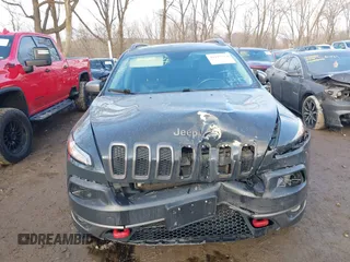 2017 Jeep Cherokee Trailhawk with VIN 1C4PJMBS4HW647852, listed as a IAAI auction lot 41192324 with 116,429 mi miles and . Bid and sale history available at DreamBid. Image 12.