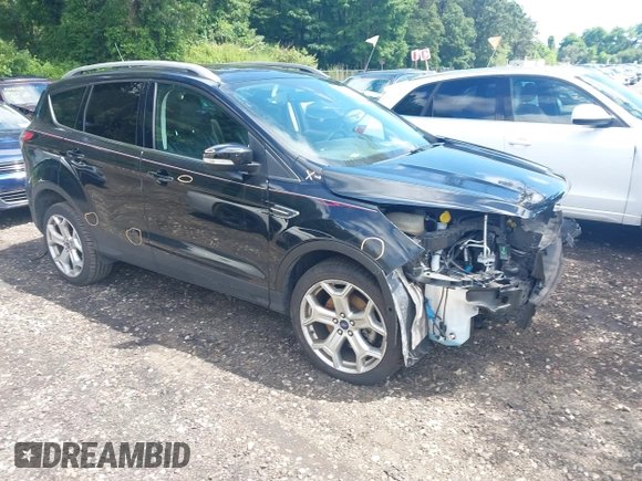 2018 Ford Escape Titanium with VIN 1FMCU9J94JUC98805, listed as a IAAI auction lot 42718214 with 36,689 mi miles and . Bid and sale history available at DreamBid. Image 1.