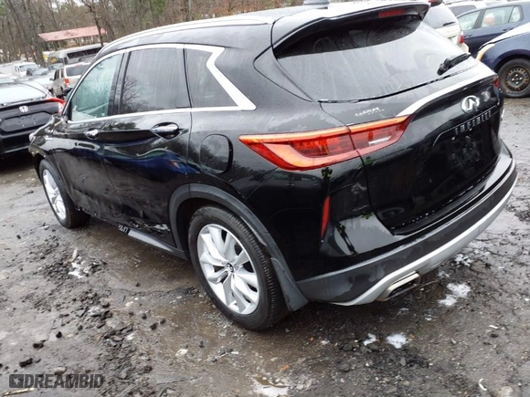 2019 Infiniti QX50 ESSENTIAL with VIN 3PCAJ5M17KF121971, listed as a IAAI auction lot 41452387 with 108,000 mi miles. Bid and sale history available at carsss.com. Image 3.