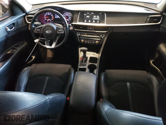 2019 Kia Optima LX with VIN 5XXGT4L38KG373727, listed as a Copart auction lot 48548435 with 103,040 mi miles and Salvage title. Bid and sale history available at DreamBid. Image 8.