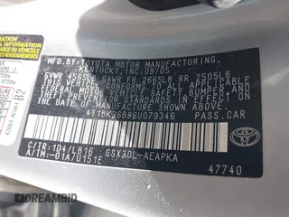 2006 Toyota Avalon XL with VIN 4T1BK36B86U079346, listed as a IAAI auction lot 42213221 with 145,389 mi miles and . Bid and sale history available at DreamBid. Image 9.