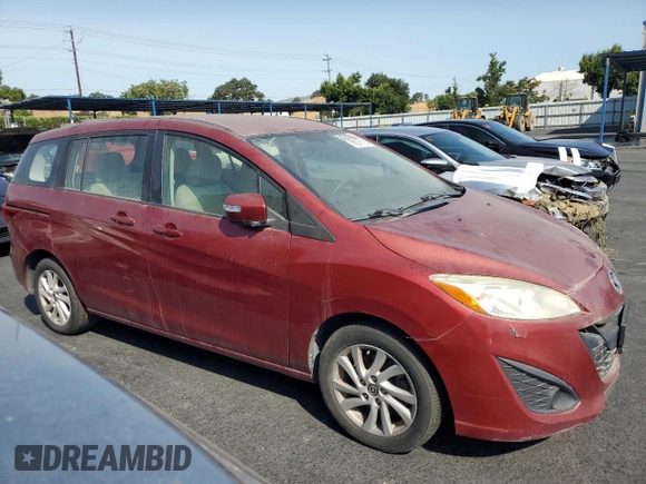 2013 Mazda 5 Sport with VIN JM1CW2BL3D0154092, listed as a Copart auction lot 62006355 with 214,330 mi miles and Clean title. Bid and sale history available at DreamBid. Image 4.