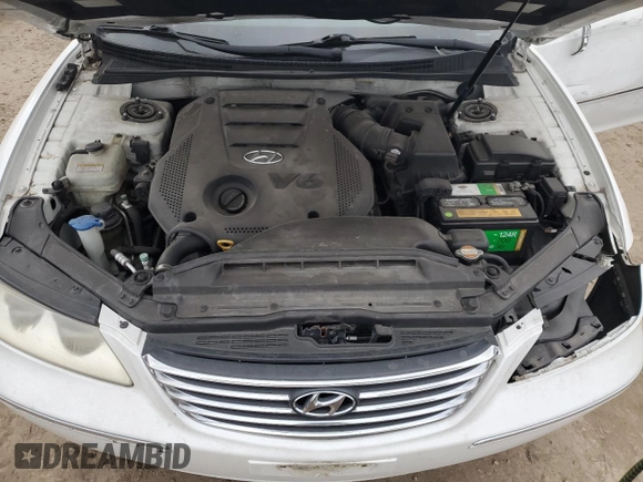 2009 Hyundai Azera Limited z VIN KMHFC46F69A387497, wystawiony jako Copart lot #83303664 z przebiegiem 115 815 mil mil oraz Szkoda całkowita • Salvage title. Historia ofert i sprzedaży dostępna na DreamBid. Obrazek 11.