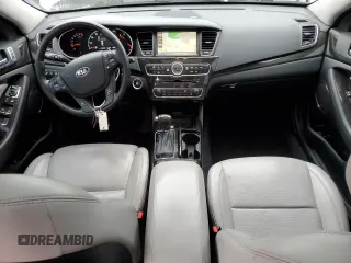 2014 Kia Cadenza Premium with VIN KNALN4D75E5156300, listed as a Copart auction lot 87351784 with 122,570 mi miles and Salvage Title. Bid and sale history available at carsss.com. Image 8.