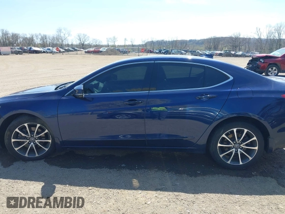 2015 Acura TLX V6 Advance with VIN 19UUB3F75FA002753, listed as a IAAI auction lot 42021250 with 135,225 mi miles. Bid and sale history available at carsss.com. Image 14.
