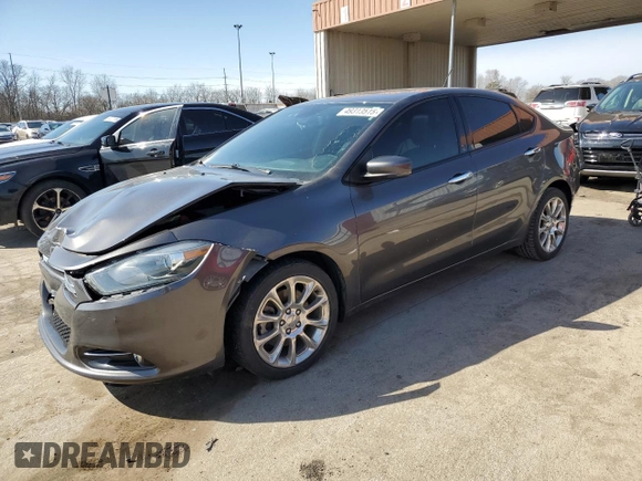 2015 Dodge Dart Limited with VIN 1C3CDFCB2FD174448, listed as a Copart auction lot 49313515 with 130,994 mi miles and Salvage Title. Bid and sale history available at carsss.com. Image 1.