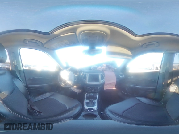 2018 Jeep Compass Latitude with VIN 3C4NJCBB0JT318692, listed as a Copart auction lot 49394515 with 0 mi miles and Salvage Title. Bid and sale history available at carsss.com. Image 14.