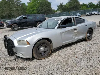 2013 Dodge Charger Police z VIN 2C3CDXAT8DH565427, wystawiony jako Copart lot #59756855 z przebiegiem Nie podano mil oraz Szkoda całkowita • Salvage title. Historia ofert i sprzedaży dostępna na DreamBid. Obrazek 1.
