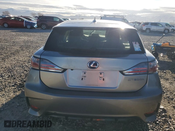 2017 Lexus CT with VIN JTHKD5BH2H2296117, listed as a Copart auction lot 50021685 with 46,655 mi miles and Salvage Title. Bid and sale history available at carsss.com. Image 6.