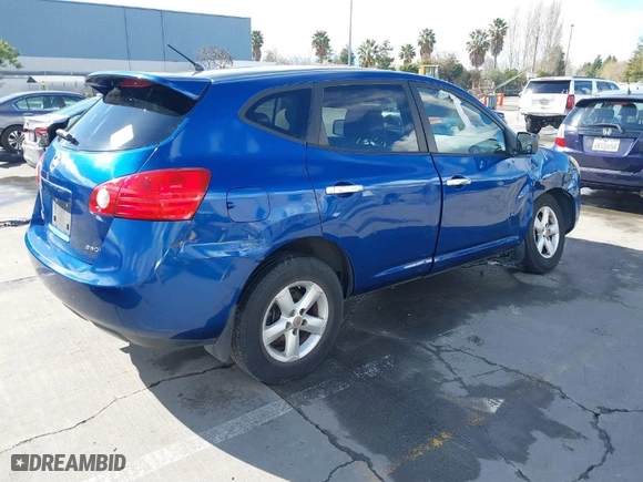 2010 Nissan Rogue S with VIN JN8AS5MT1AW012791, listed as a IAAI auction lot 41524188 with 172793 miles. Bid and sale history available at carsss.com. Image 4.
