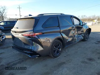 2025 Toyota Sienna XSE z VIN 5TDDSKFC7SS158263, wystawiony jako IAAI lot #41454280 z przebiegiem 8 408 mil mil oraz . Historia ofert i sprzedaży dostępna na DreamBid. Obrazek 4.