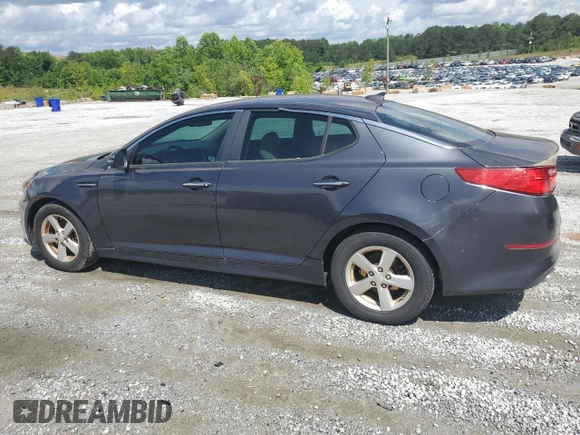 2015 Kia Optima LX with VIN 5XXGM4A7XFG510305, listed as a Copart auction lot 56780395 with 122,191 mi miles and Clean Title. Bid and sale history available at DreamBid. Image 2.
