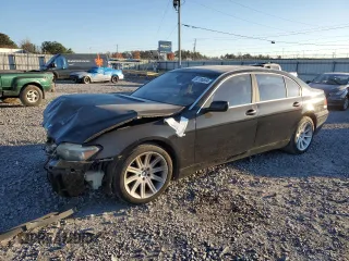 2003 BMW 7 Series 745Li with VIN WBAGN63453DS45114, listed as a Copart auction lot 82700834 with 182,998 mi miles and Salvage Title. Bid and sale history available at carsss.com. Image 1.