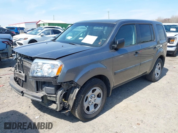 2011 Honda Pilot LX with VIN 5FNYF4H24BB014888, listed as a IAAI auction lot 41833552 with 163,416 mi miles. Bid and sale history available at carsss.com. Image 19.