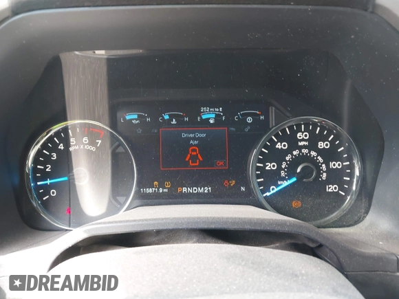 2015 Ford F-150 XLT with VIN 1FTFX1EF9FFA86164, listed as a IAAI auction lot 42112185 with 115,871 mi miles and . Bid and sale history available at DreamBid. Image 7.