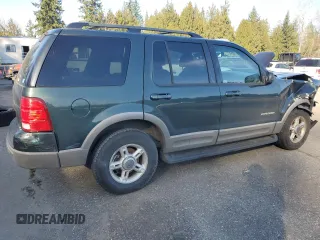 2002 Ford Explorer XLT with VIN 1FMDU73W72ZC29560, listed as a Copart auction lot 47484755 with 77,388 mi miles and Salvage title. Bid and sale history available at DreamBid. Image 3.