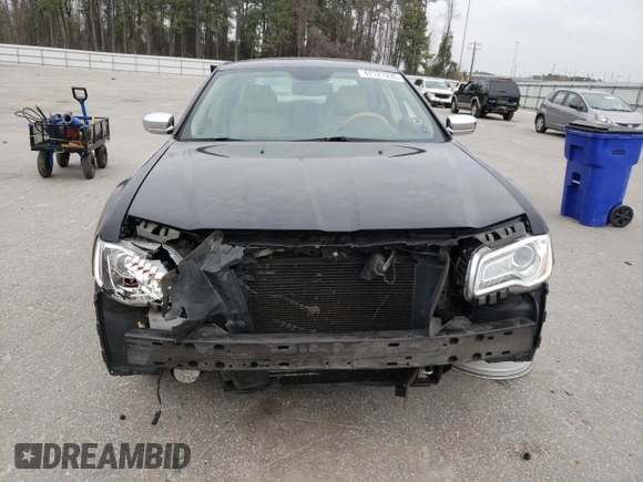 2014 Chrysler 300 with VIN 2C3CCAEG9EH380172, listed as a Copart auction lot 47121935 with 121,755 mi miles and Salvage Title. Bid and sale history available at carsss.com. Image 5.
