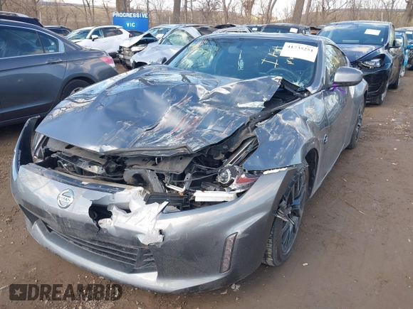 2017 Nissan 370Z with VIN JN1AZ4EH9HM954561, listed as a IAAI auction lot 41735251 with 24,542 mi miles. Bid and sale history available at carsss.com. Image 2.
