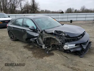 2023 Honda Civic Sport with VIN 19XFL2H83PE007243, listed as a Copart auction lot 47682685 with Not Provided miles and Salvage Title. Bid and sale history available at DreamBid. Image 4.