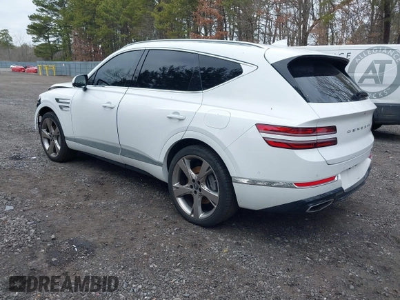 2023 Genesis GV80 z VIN KMUHBDSB8PU140123, wystawiony jako IAAI lot #41692036 z przebiegiem 37 021 mil mil oraz . Historia ofert i sprzedaży dostępna na DreamBid. Obrazek 3.