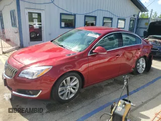 2015 Buick Regal Premium I с VIN 2G4GN5EX2F9134148, выставлен на аукционе Copart как лот 61586075 с пробегом 94 263 миль миль и Списание • Salvage title. История ставок и продаж доступна на DreamBid. Изображение 1.