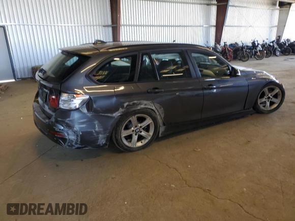 2014 BMW 3 Series 328d xDrive with VIN WBA3K5C52EKT33305, listed as a Copart auction lot 60558625 with Not provided miles and Salvage title. Bid and sale history available at DreamBid. Image 3.