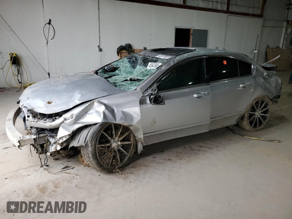 2012 Acura TL Tech Auto with VIN 19UUA8F57CA035750, listed as a Copart auction lot 45547685 with 0 mi miles and Salvage Title. Bid and sale history available at carsss.com. Image 1.