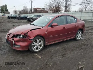 2008 Mazda 3 S Touring with VIN JM1BK324781185416, listed as a Copart auction lot 85956044 with 204,596 mi miles and Salvage Title. Bid and sale history available at DreamBid. Image 1.