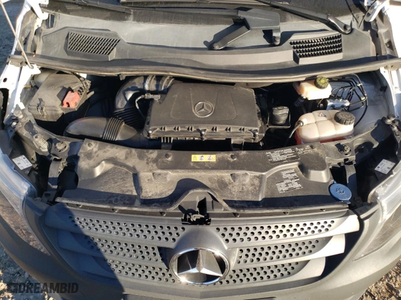 2016 Mercedes-Benz Metris Cargo Van with VIN WD3PG2EA7G3098048, listed as a Copart auction lot 89410285 with 91,248 mi miles and Salvage Title. Bid and sale history available at carsss.com. Image 12.