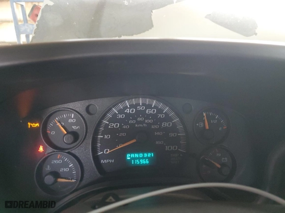 2006 GMC Savana Cargo Van with VIN 1GTGG25U461165716, listed as a Copart auction lot 86344194 with 115,966 mi miles and Salvage Title. Bid and sale history available at carsss.com. Image 9.