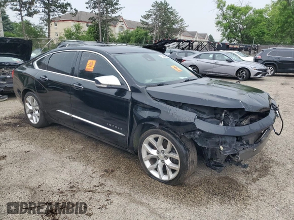 2016 Chevrolet Impala LTZ with VIN 2G1145S31G9143447, listed as a Copart auction lot 58592795 with 120,612 mi miles and Clean title. Bid and sale history available at DreamBid. Image 4.