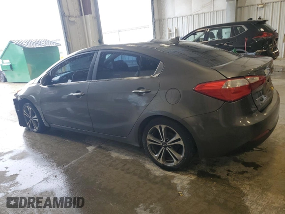 2014 Kia Forte EX with VIN KNAFZ4A81E5103141, listed as a Copart auction lot 55464285 with Not Provided miles and Non Repairable. Bid and sale history available at carsss.com. Image 2.