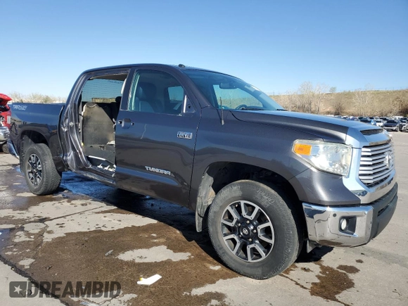 2014 Toyota Tundra Limited with VIN 5TFHW5F17EX337066, listed as a Copart auction lot 53289705 with 150,938 mi miles and Salvage title. Bid and sale history available at DreamBid. Image 4.