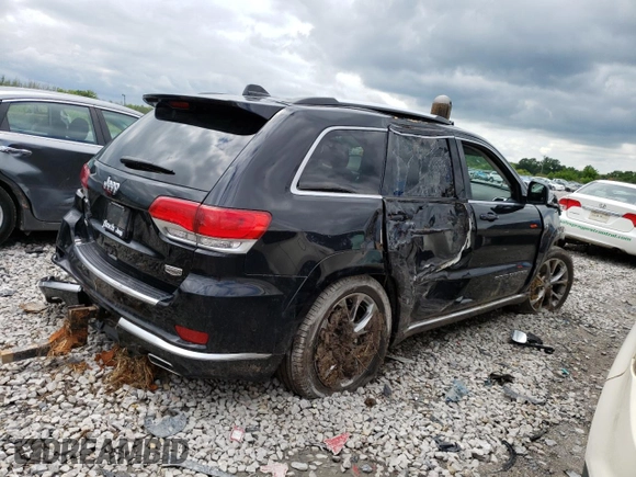 2021 Jeep Grand Cherokee Summit with VIN 1C4RJFJT2MC890473, listed as a Copart auction lot 48810223 with 19,315 mi miles and Salvage Title. Bid and sale history available at carsss.com. Image 3.