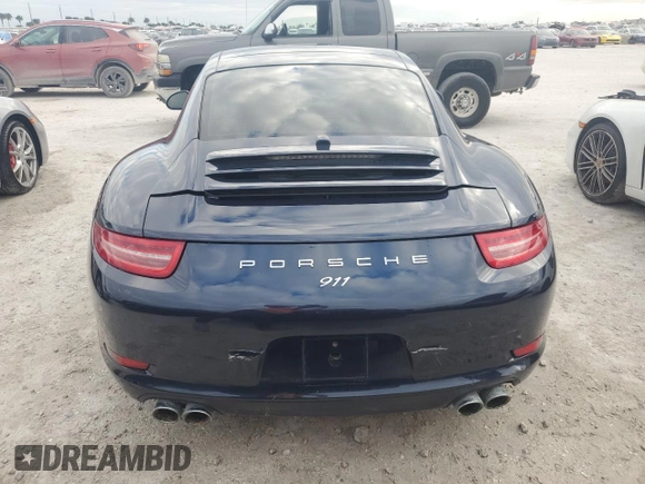2015 Porsche 911 Carrera with VIN WP0AA2A94FS106572, listed as a Copart auction lot 75104304 with 25,136 mi miles and Non Repairable. Bid and sale history available at carsss.com. Image 6.