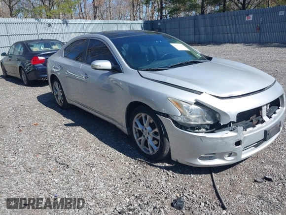 2013 Nissan Maxima S with VIN 1N4AA5AP0DC843524, listed as a IAAI auction lot 41876748 with 184,307 mi miles and . Bid and sale history available at DreamBid. Image 1.