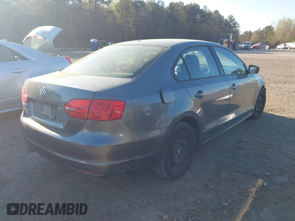 2012 Volkswagen Jetta Sedan S w/Sunroof with VIN 3VW2K7AJ5CM321646, listed as a IAAI auction lot 41888643 with 102,378 mi miles. Bid and sale history available at carsss.com. Image 4.