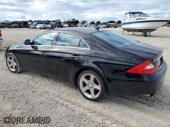 2007 Mercedes-Benz CLS-Class 5.5L with VIN WDDDJ72X87A087481, listed as a Copart auction lot 74660164 with 0 mi miles and Salvage Title. Bid and sale history available at carsss.com. Image 2.