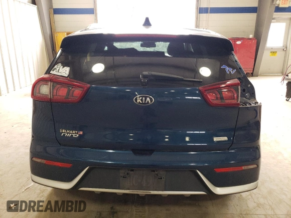2019 Kia Niro Touring with VIN KNDCE3LC5K5321429, listed as a Copart auction lot 87474394 with 107,349 mi miles and Salvage Title. Bid and sale history available at carsss.com. Image 6.