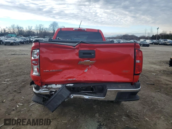 2020 Chevrolet Colorado 2WD Work Truck with VIN 1GCHSBEA9L1114412, listed as a Copart auction lot 86620144 with 4,086 mi miles and Salvage title. Bid and sale history available at DreamBid. Image 6.