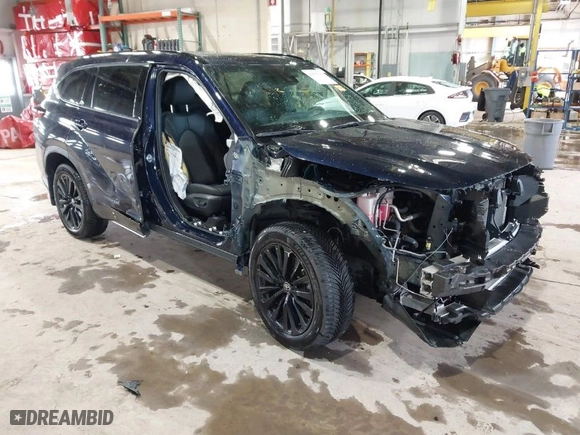 2023 Toyota Highlander L with VIN 5TDKDRBH5PS513594, listed as a IAAI auction lot 41567545 with 31,017 mi miles. Bid and sale history available at carsss.com. Image 1.
