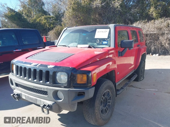 2008 Hummer H3 Luxury with VIN 5GTEN13E188104023, listed as a IAAI auction lot 41376229 with 198,564 mi miles and . Bid and sale history available at DreamBid. Image 2.