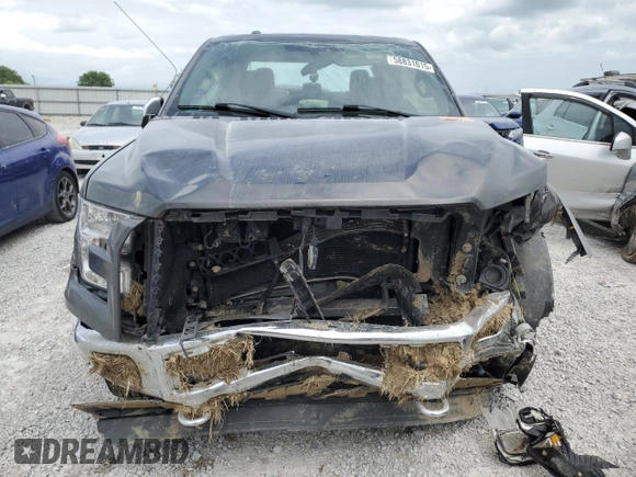 2015 Ford F-150 XLT with VIN 1FTEW1EFXFFC60791, listed as a Copart auction lot 58831015 with Not provided miles and Salvage title. Bid and sale history available at DreamBid. Image 5.